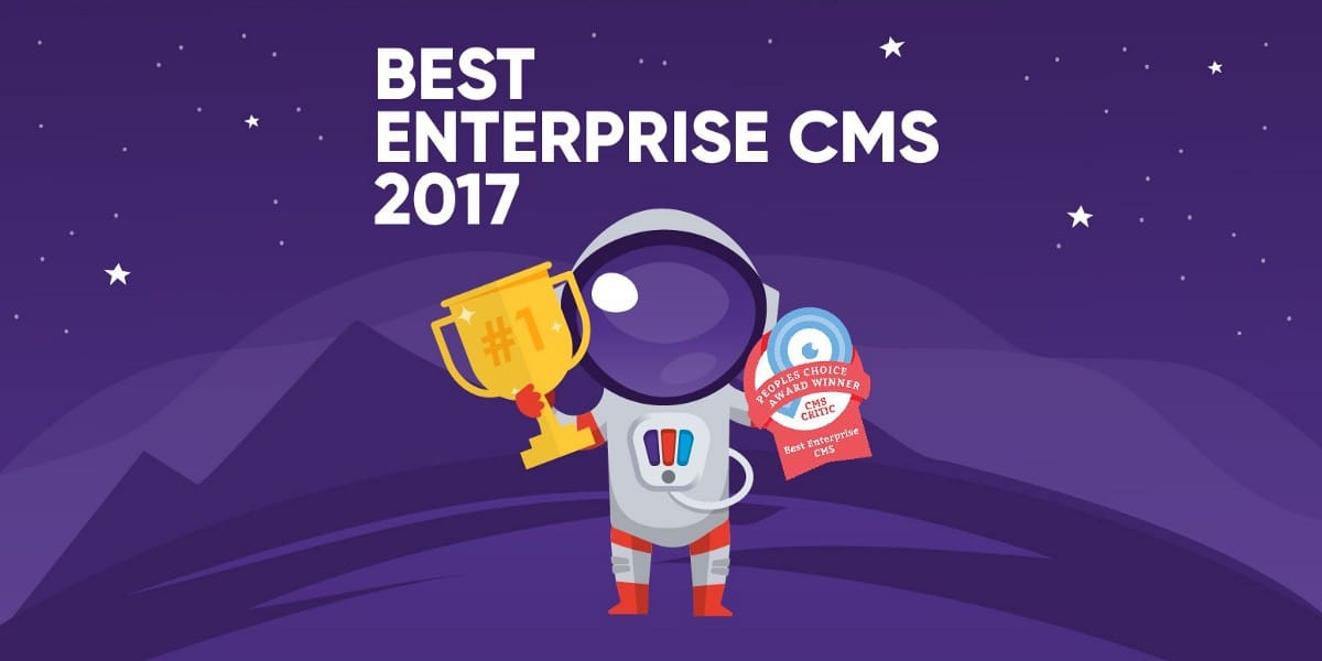 Pimconaut mit Auszeichnung für best enterprise cms 2017
